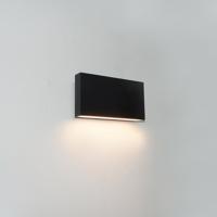 Wandlamp Artdelight BOX 1 Lichts LED 2700K Dimbaar Zwart