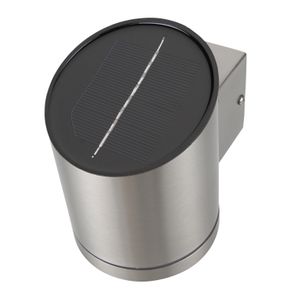 Smartwares Solar-wandlamp met sensor 0,5 W zilver GWS-004-DS