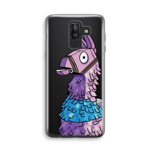 Lama: Samsung Galaxy J8 (2018) Transparant Hoesje
