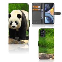 Motorola Moto G22 | Telefoonhoesje | Met pasjeshouder | Panda