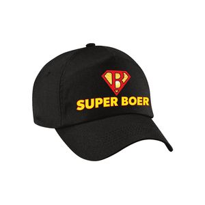 Super boer festival pet zwart volwassenen