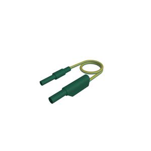SKS Hirschmann MAL S WS-B 200/2,5 ge/gn Veiligheidsmeetsnoer [Banaanstekker 4 mm - Banaanstekker 4 mm] 200 cm Geel-groen 1 stuk(s)