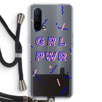 GRL PWR: OnePlus Nord CE 5G Transparant Hoesje met koord
