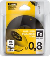 Gys bobijn 100mm, o0,8mm, 0,9kg, staal - 5193086609 5193086609