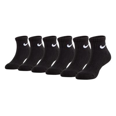 Nike Dri-Fit Performance Basics Quarter Sokken 6-Pack Kleuters Zwart Wit