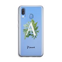 Green Brush: Samsung Galaxy A40 Transparant Hoesje