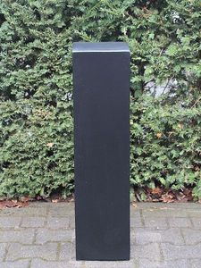 Zuil light cement zwart 80x20x20 cm