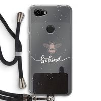 Be(e) kind: Pixel 3a Transparant Hoesje met koord