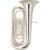Yamaha YBB-321S tuba Bb verzilverd