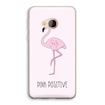 Pink positive: HTC U Play Transparant Hoesje