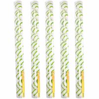 Groen/wit gestreepte hangdecoratie paaseieren 60x stuks Groen/wit gestreepte hangdecoratie paaseieren 60x stuks