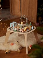 FSC¨ Houten autocircuit activiteitentafel beige