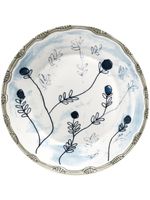 Serax x Marnilot de 2 assiettes creuses Midnight Flowers - Blanc