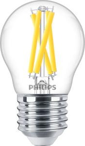 Philips Lighting 871951432463300 LED-lamp Energielabel D (A - G) E27 Kogel 5.9 W = 60 W Warmwit (Ø x l) 45 mm x 78 mm 1 stuk(s)