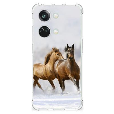 OnePlus Nord 3 Case Anti-shock Paarden OnePlus Nord 3 Case Anti-shock Paarden