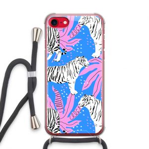 Tijger: iPhone SE 2020 Transparant Hoesje met koord