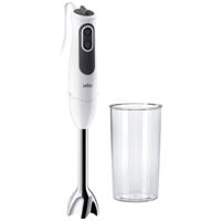 Braun 4193-MQ3100WH SMOOTHIE+ HB BRAUN INT S12 Staafmixer 750 W Wit, Grijs, RVS - thumbnail