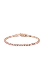 Roxanne First bracelet Tennis en or 14ct serti de saphirs - Rose