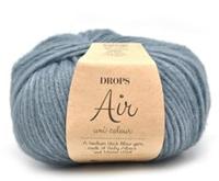 Drops Air Uni Colour 017 Denimblauw