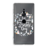 Diamonds: Sony Xperia XZ2 Transparant Hoesje