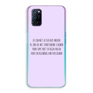 Regenboog: Oppo A52 Transparant Hoesje