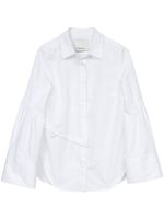 3.1 Phillip Lim chemise asymétrique à design superposé - Blanc - thumbnail