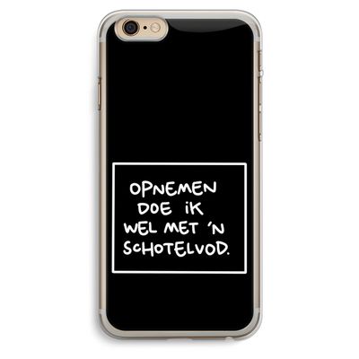 Schotelvod: iPhone 6 Plus / 6S Plus Transparant Hoesje