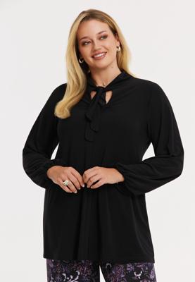 Yoek Tuniek flare | Zwart | Maat 38/40