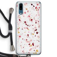 Terrazzo N°9: Huawei P20 Transparant Hoesje met koord