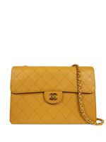 CHANEL Pre-Owned sac porté épaule Classic Flap Jumbo (1998) - Jaune - thumbnail