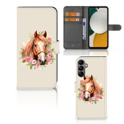 Telefoonhoesje | Met pasjeshouder | voor Samsung Galaxy A34 Paard