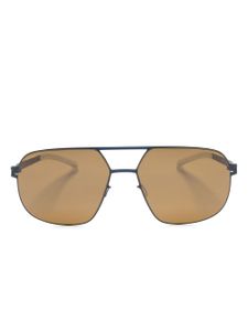 Mykita lunettes de soleil Angus à monture pilote - Gris