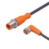 ifm Electronic EVC869 Verbindingskabel Aantal polen (sensoren): 3, 3 Stekker, recht, Bus, haaks 4 m 1 stuk(s)