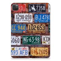 iPad Pro 11 (2024) Tablet Backcover met foto Kentekenplaten