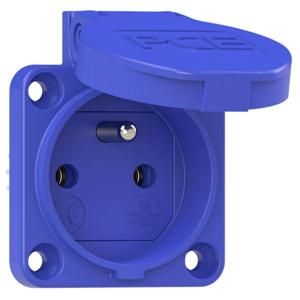 PC Electric 108-0bc Geaard stopcontact IP54 Blauw