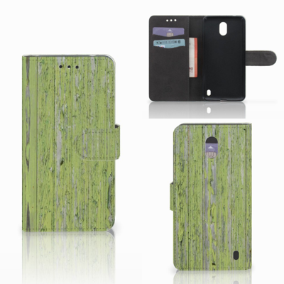 Nokia 2 | Book Style Case | Green Wood