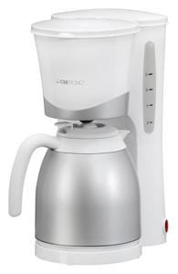 Clatronic KA 3327 Koffiezetapparaat Wit 870 watt Capaciteit koppen: 10 Met thermoskan