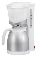 Clatronic KA 3327 Koffiezetapparaat Wit 870 watt Capaciteit koppen: 10 Met thermoskan - thumbnail