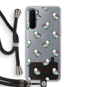 Vogeltjes: OnePlus Nord Transparant Hoesje met koord