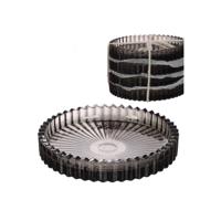 Glazen schaaltjes grijs set a 4 Ø10cm