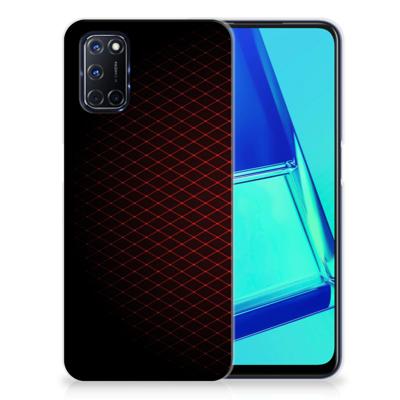 OPPO A52 | A72 | TPU bumper | Geruit Rood