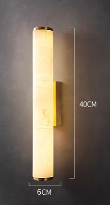 Auralis Lux - Minimalistische Wandlamp van Koper & Marmer