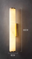 Auralis Lux - Minimalistische Wandlamp van Koper & Marmer