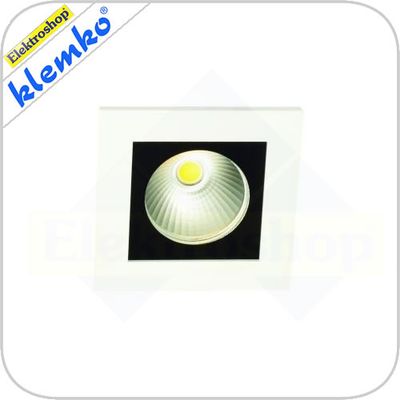 Vierkant Led armatuur IP-54. 9W 3000K