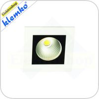 Vierkant Led armatuur IP-54. 9W 3000K