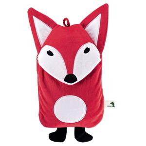 Kruik - vos hoes - rood - 0,8 liter - warmwaterkruik - vossen knuffel - voor kinderen