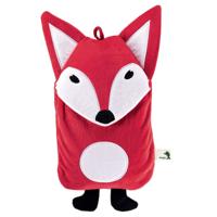 Kruik - vos hoes - rood - 0,8 liter - warmwaterkruik - vossen knuffel - voor kinderen