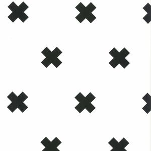 Noordwand behang fabulous world cross wit en zwart
