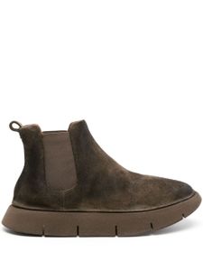 Marsèll bottines Intagliata en daim - Marron