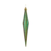 Kerstversiering Uitgerekt Rood Gouden Groen 3 x 8,5 x 19 cm